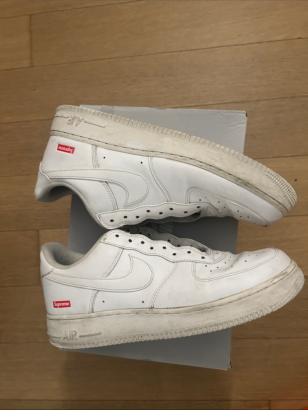 Nike Air Force 1 x Supreme White Men's Sneakers